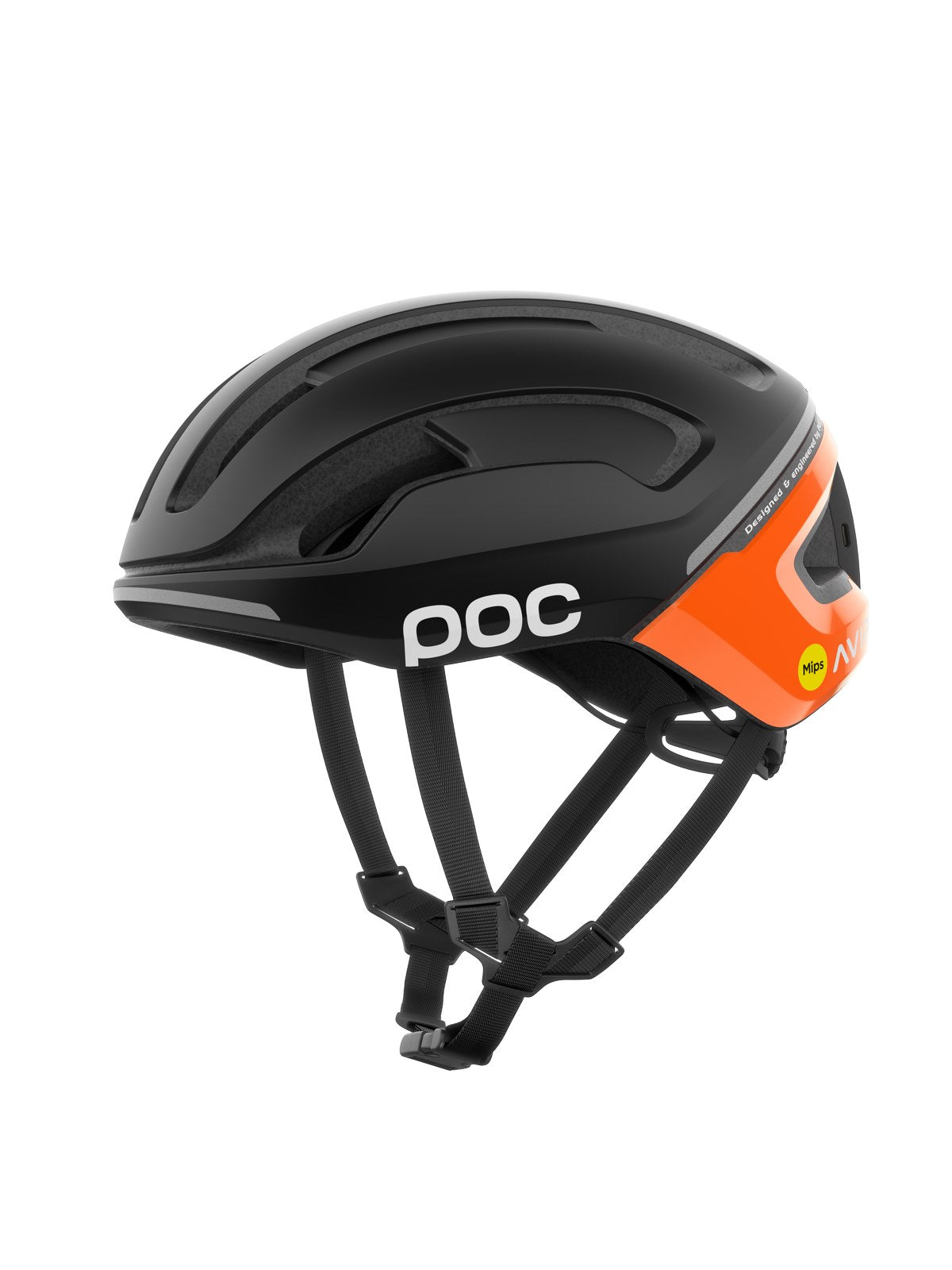 Kask rowerowy POC Omne Beacon MIPS czarno pomarańczowy - Adventure Sports