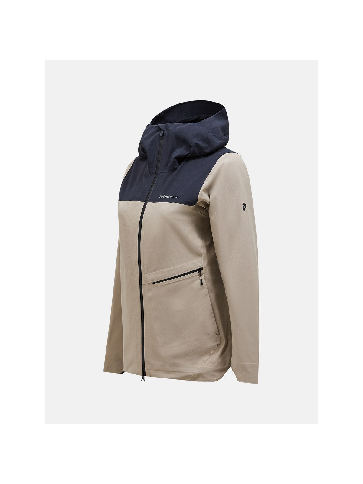 Kurtka z membraną damska Peak Performance W Commuter Hipe Jacket beżowy - Adventure Sports