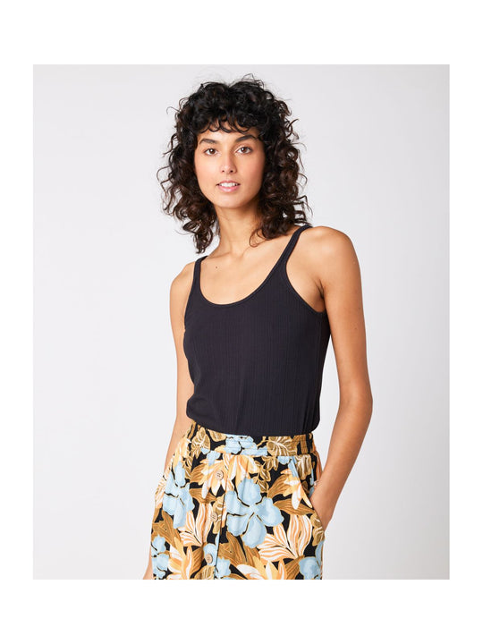 Koszula RIP CURL Amantea Rib Top czarny - Adventure Sports
