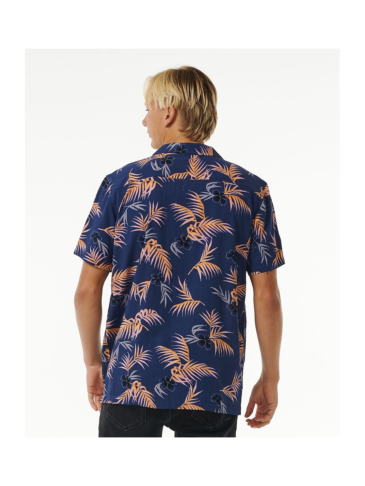 Koszula RIP CURL Surf Revival Floral S/S Shirt granatowy - Adventure Sports