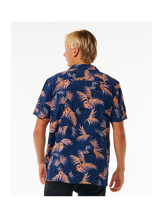 Koszula RIP CURL Surf Revival Floral S/S Shirt granatowy - Adventure Sports
