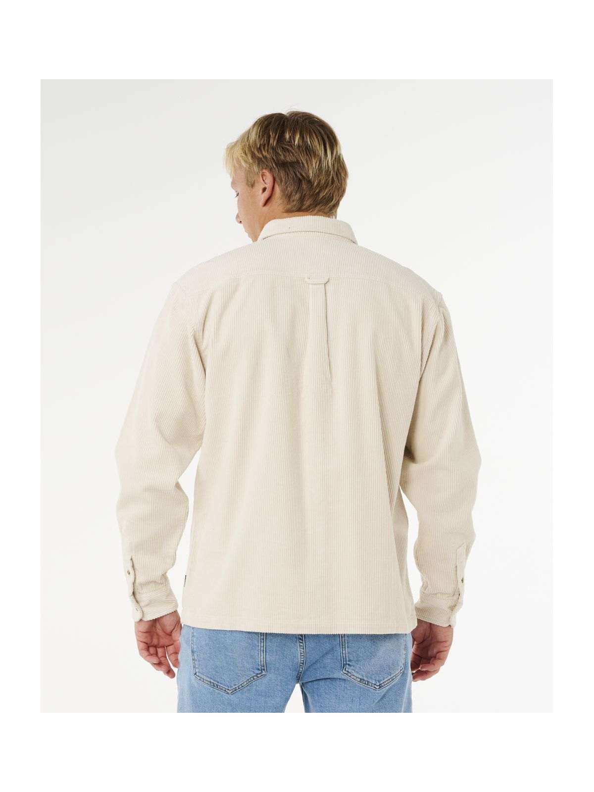 Koszula męska RIP CURL Premium Surf Cord L/S Shirt beżowa