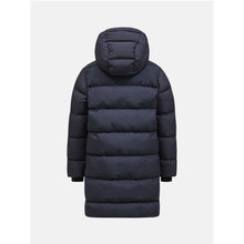 Płaszcz puchowa Peak Performance Jr Long Puffer czarny - Adventure Sports
