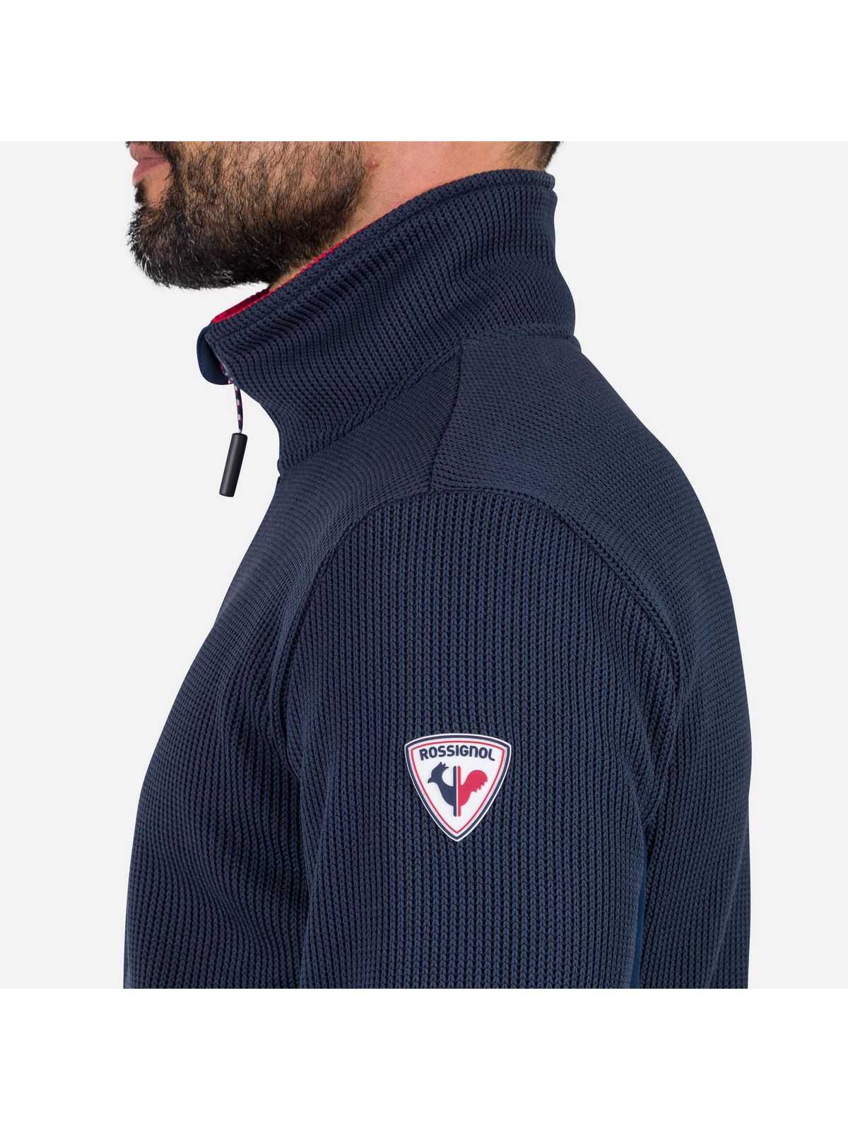 Bluza męska ROSSIGNOL Cieloalto Fleece Fz granatowy