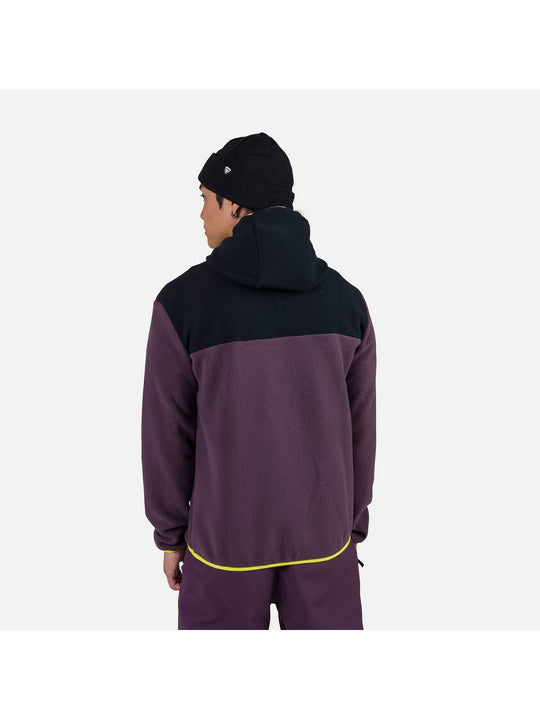 Bluza polarowa męska Rossignol Alltrack Fleece fioletowa - Adventure Sports
