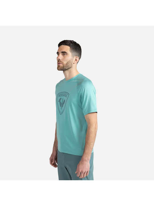 Koszulka treningowa męska ROSSIGNOL Westweg Shield Tee niebieski - Adventure Sports
