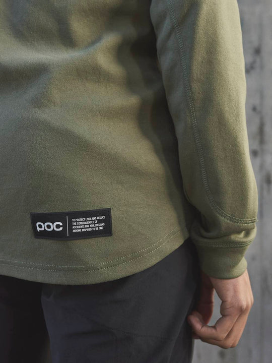 Bluza POC Poise Crew Neck zielonyh - Sweter - Adventure Sports
