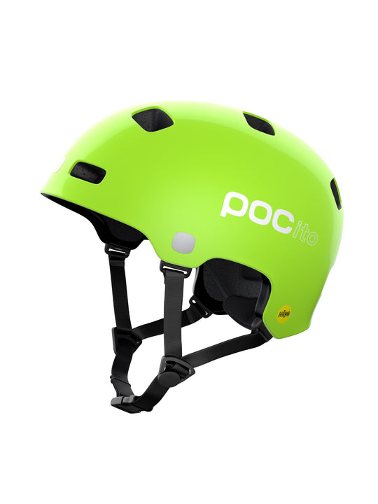 Kask rowerowy juniorski POCITO CRANE MIPS - zielony - Adventure Sports
