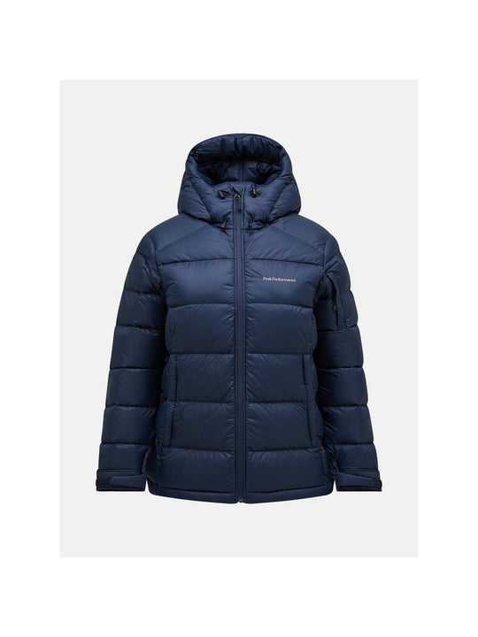Kurtka puchowa Peak Performance W Frost Down Jacket granatowy - narciarska - Adventure Sports
