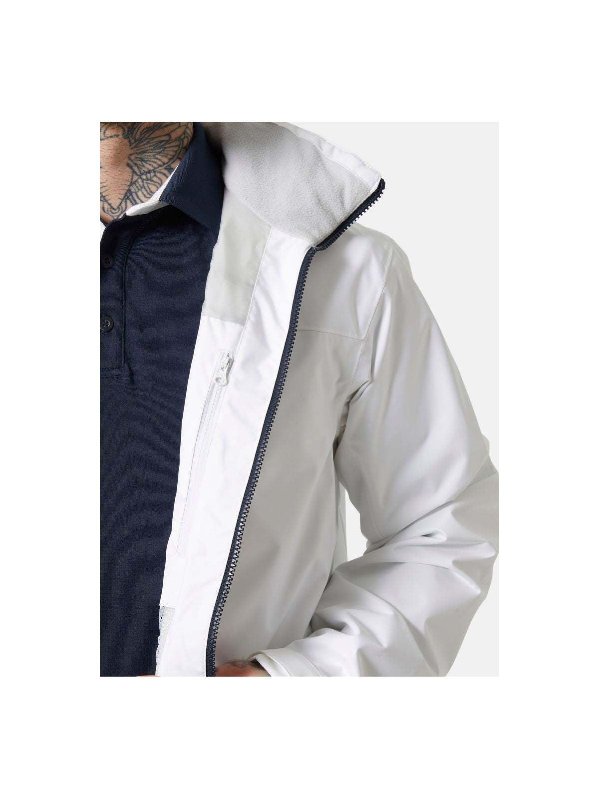 Kurtka męska HELLY HANSEN Crew Hooded Jacket 2.0 biała