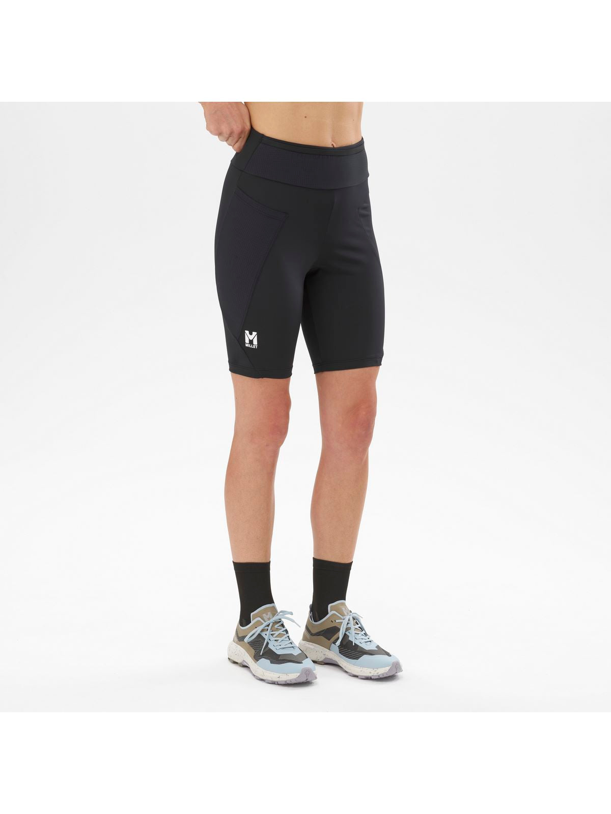 Szorty MILLET W Intense High Rise Short czarny - Adventure Sports