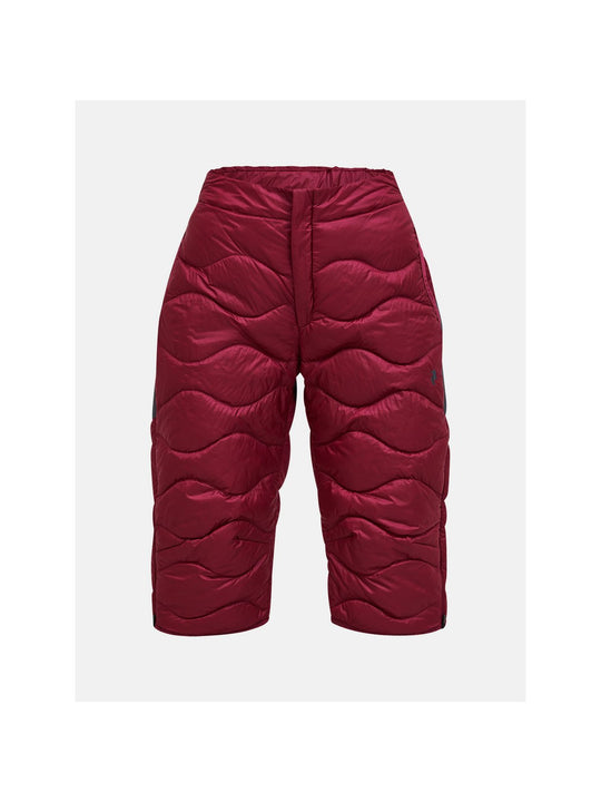 Szorty PEAK PERFORMANCE W Helium Down Shorts bordowy
