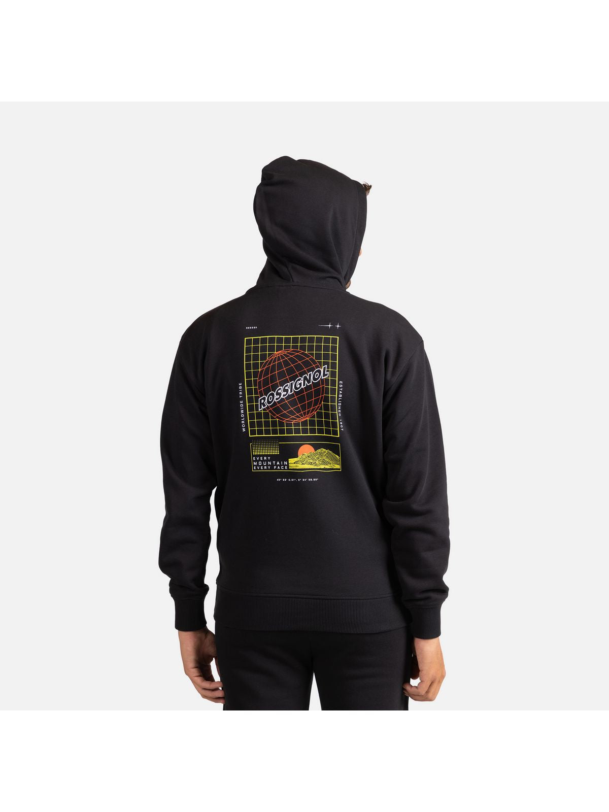 Bluza męska ROSSIGNOL Waterfall H czarna - Adventure Sports
