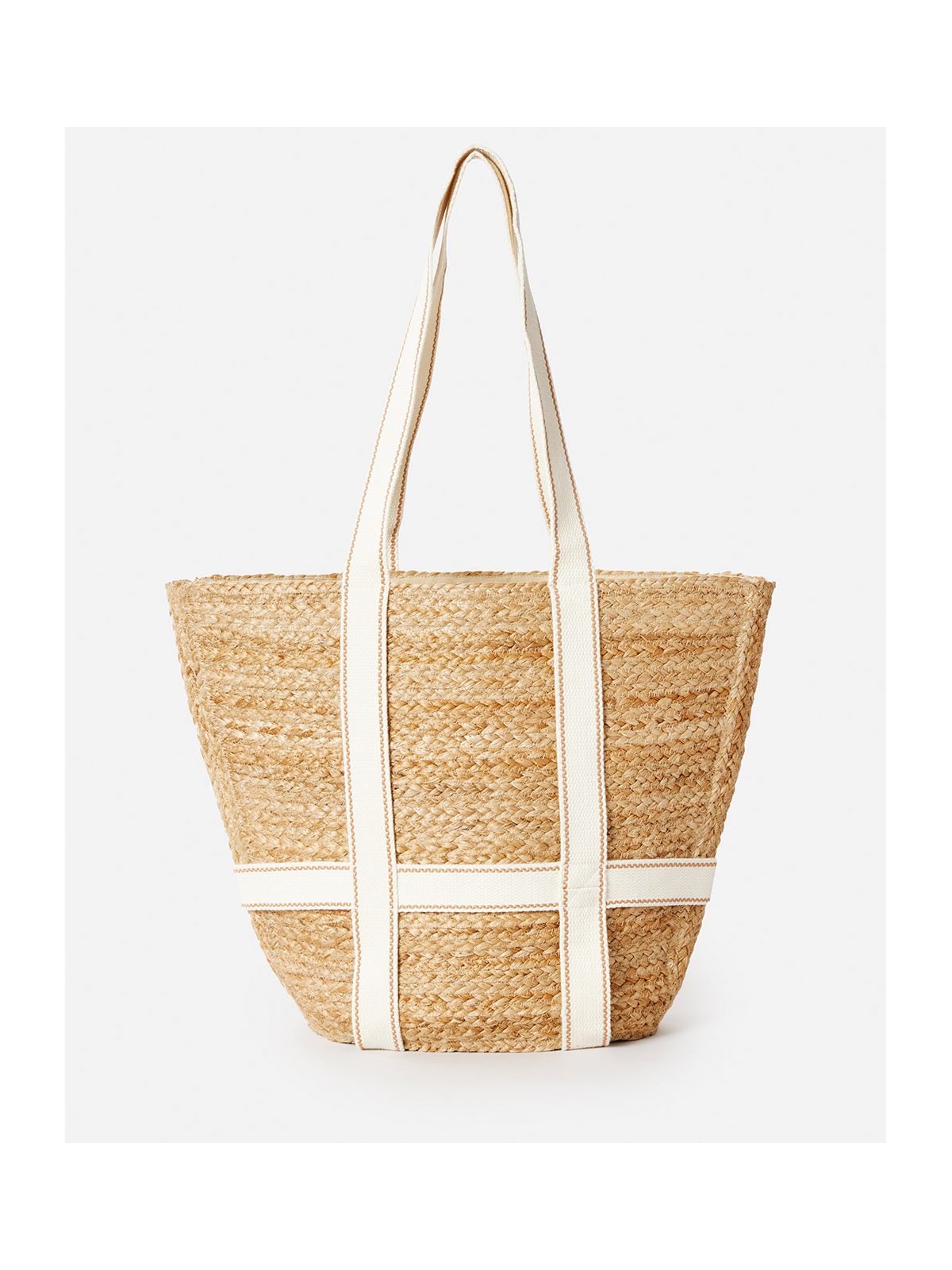 Torebka plażowa z juty RIP CURL Premium Surf Jute 45L Tote beżowy - TU - Torba - Adventure Sports