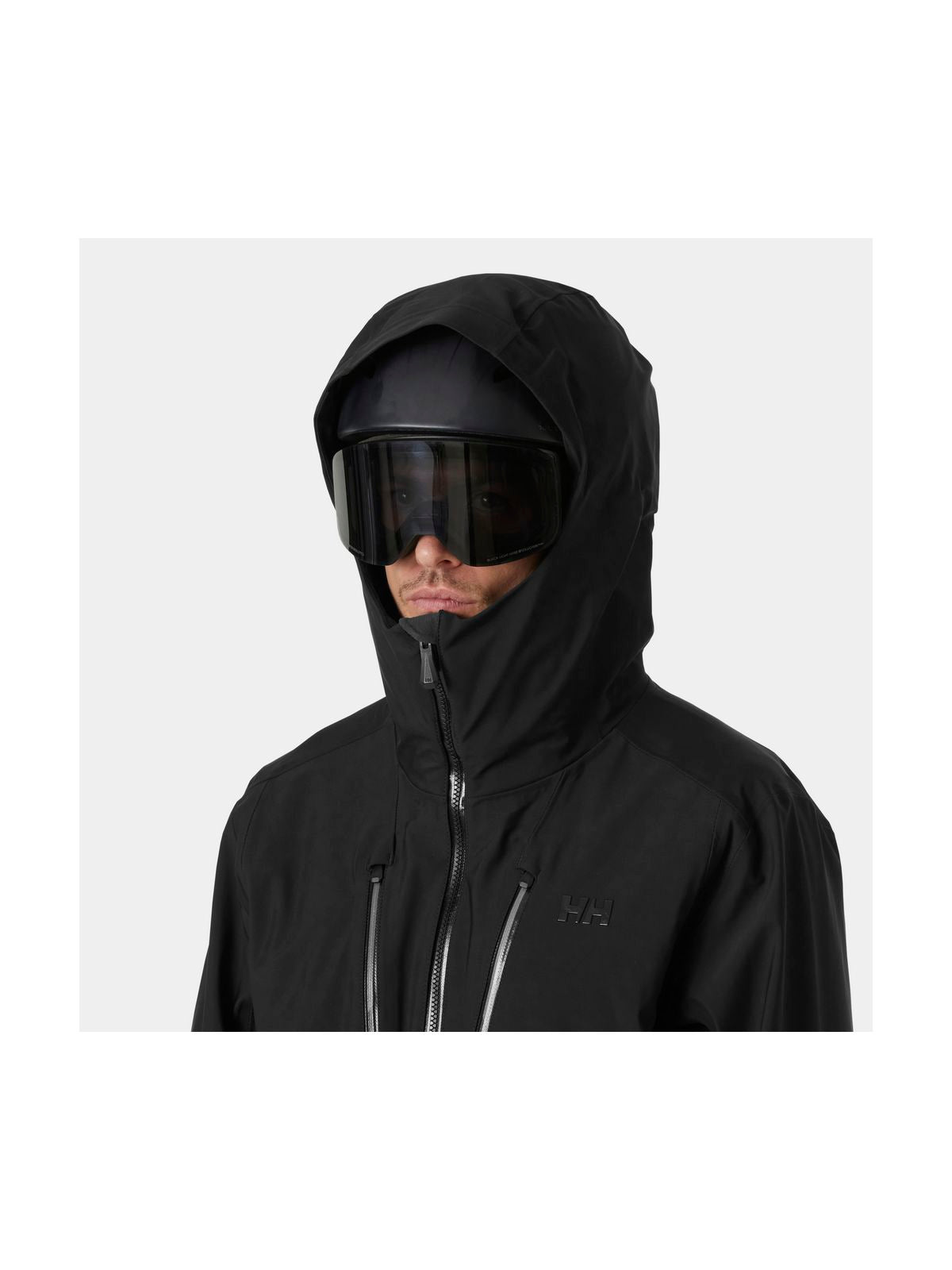Kurtka narciarska męska HELLY HANSEN ALPHA LONG SHELL czarna