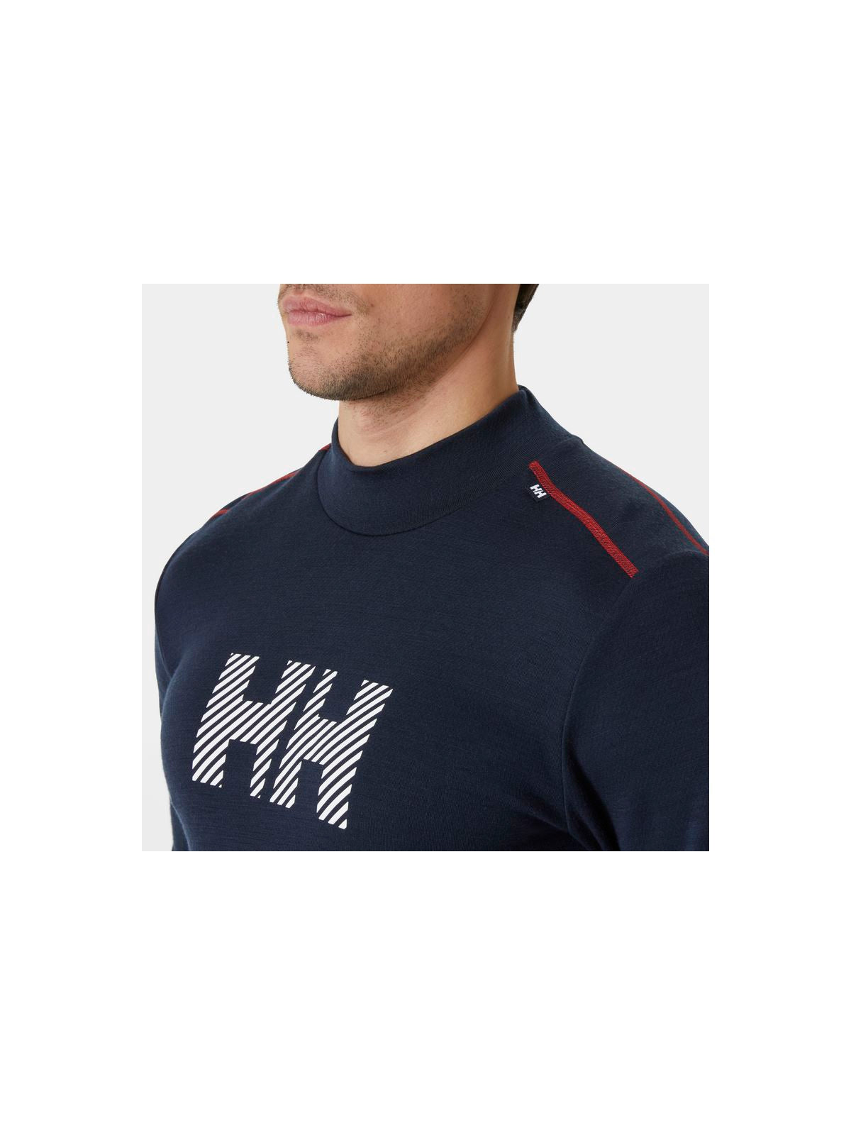 Koszulka Helly Hansen Lifa Merino Midw Logo granatowy - Adventure Sports