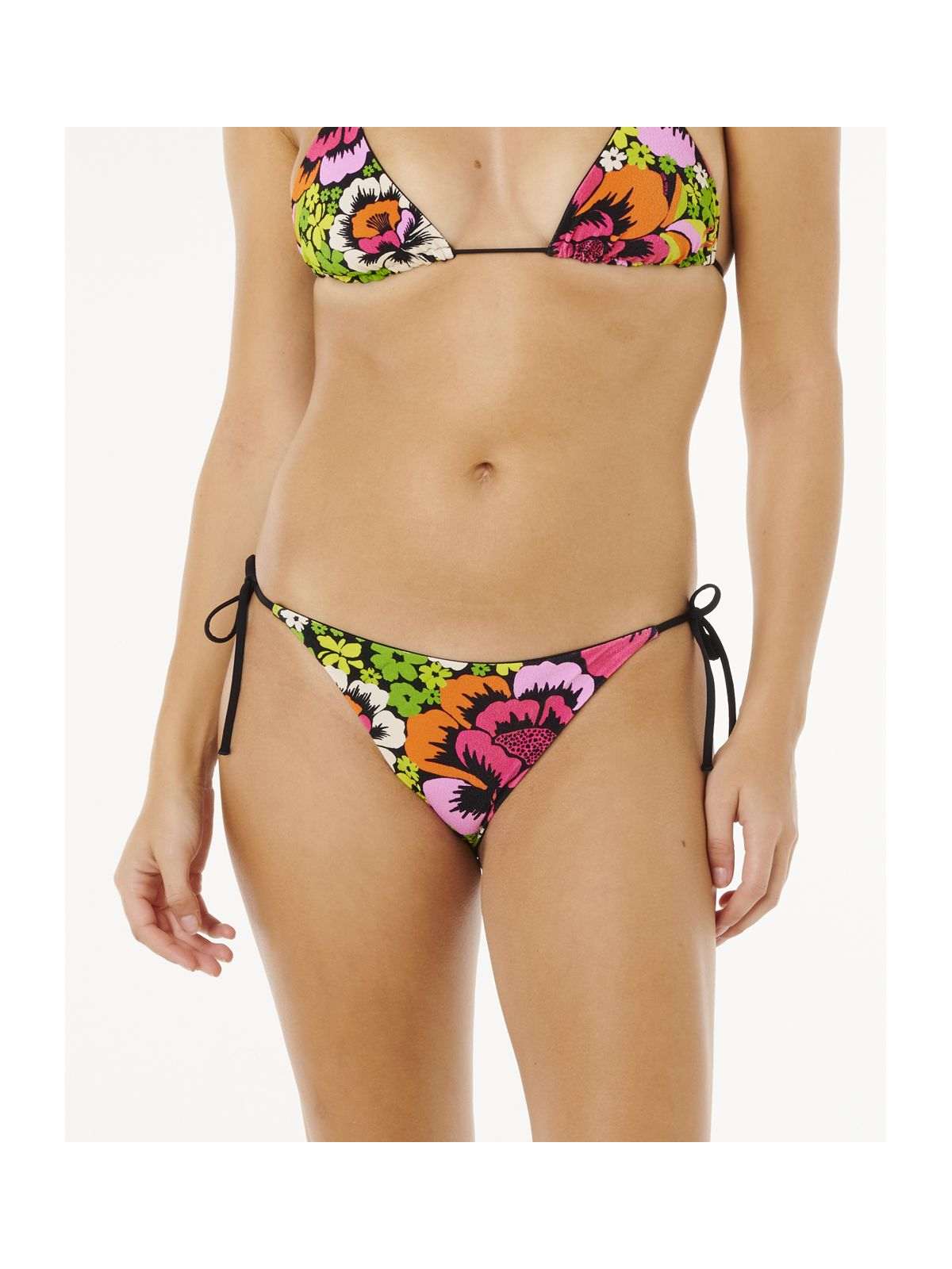 Dół od bikini damski RIP CURL Carioca Revo Tie Side Cheeky multikolor
