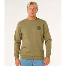 Bluza męska RIP CURL Wetsuit Icon Crew zielona
