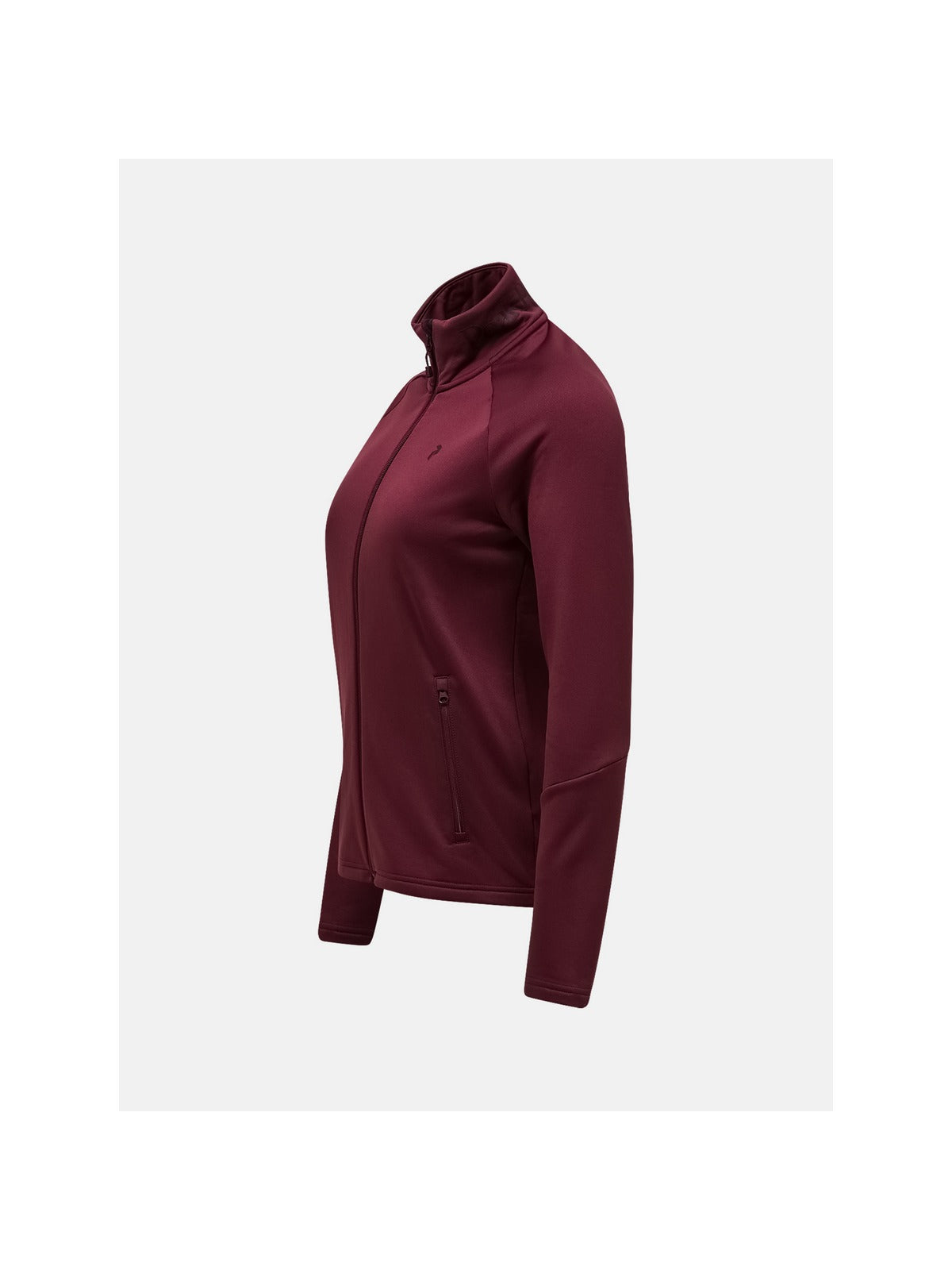 Bluza damska PEAK PERFORMANCE Rider Essentials Midlayer Zip Jacket bordowa