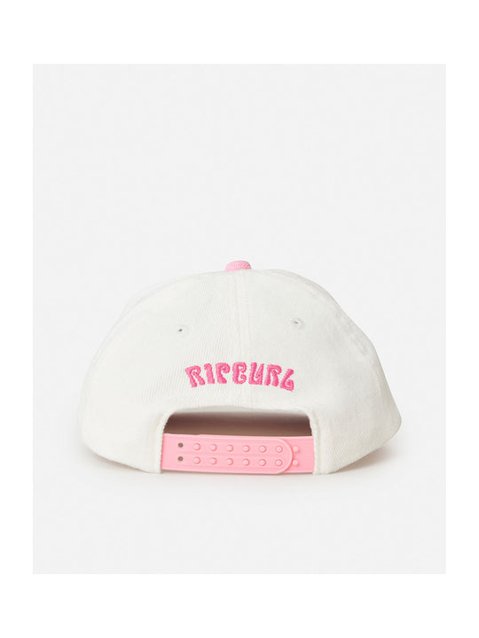 Czapka z daszkiem RIP CURL Washed Twill Cap-Girl różowy
