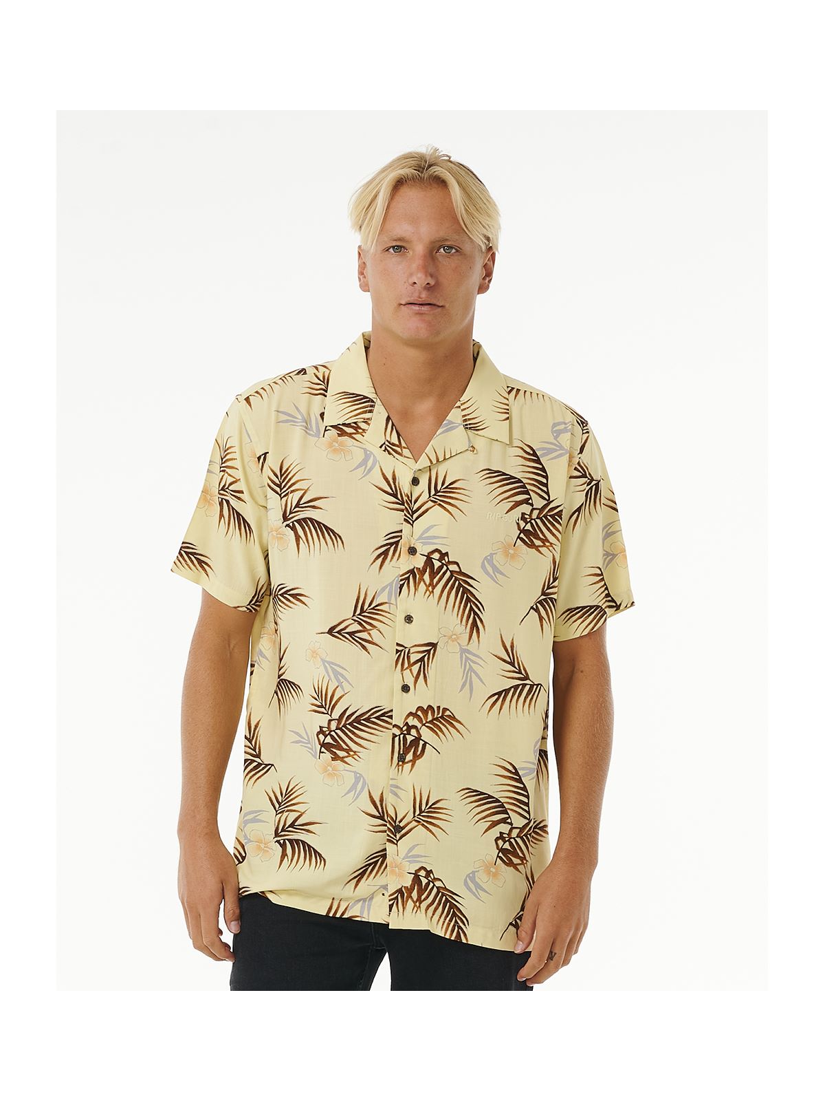Koszula RIP CURL Surf Revival Floral S/S Shirt żółty - Adventure Sports