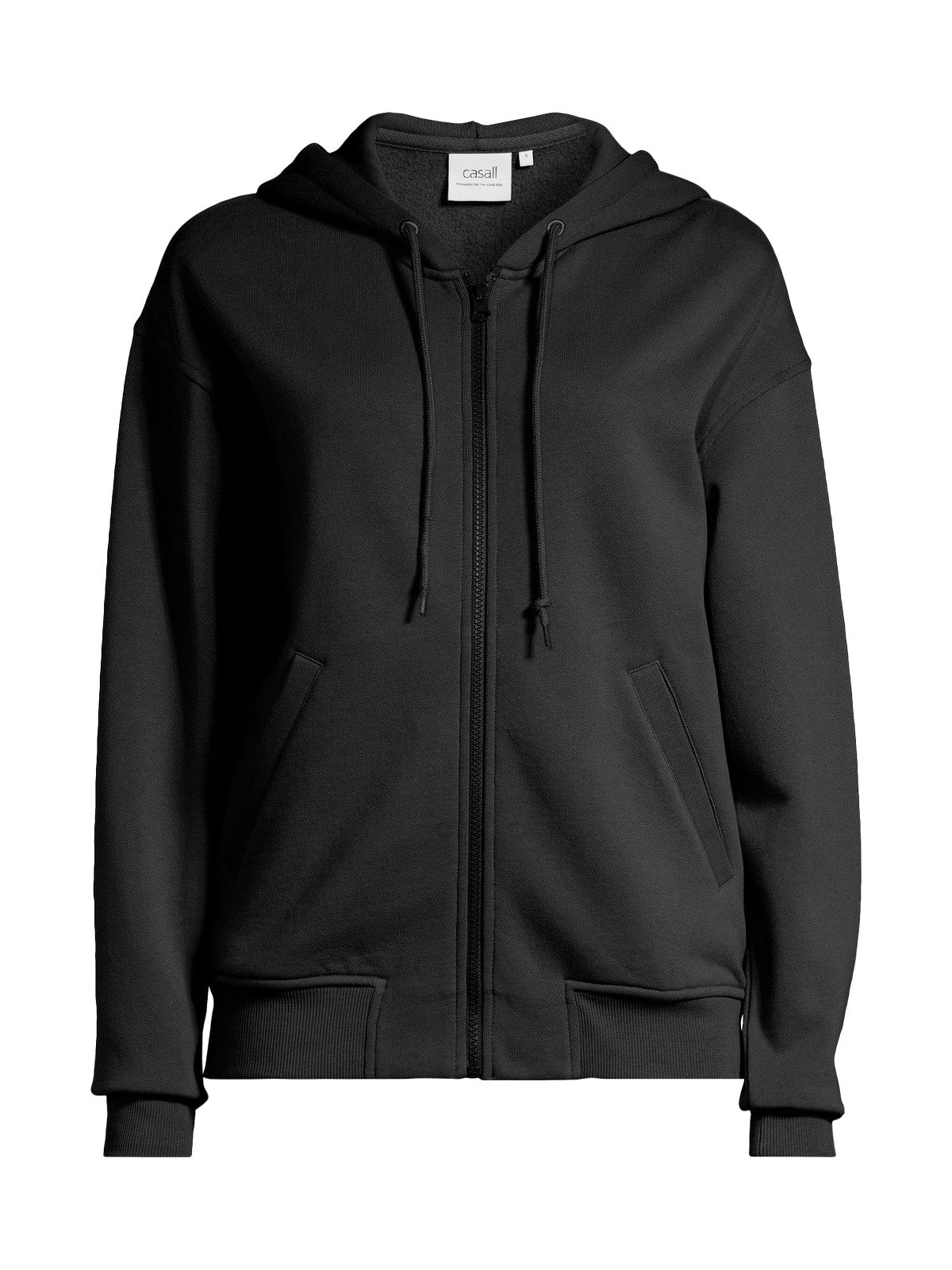 Bluza damska CASALL Casual Zip Hoodie kolor czarny