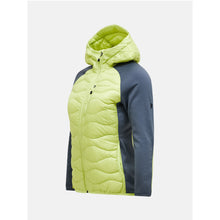 Kurtka PEAK PERFORMANCE Helium Down Hybrid Hood Women żółty

