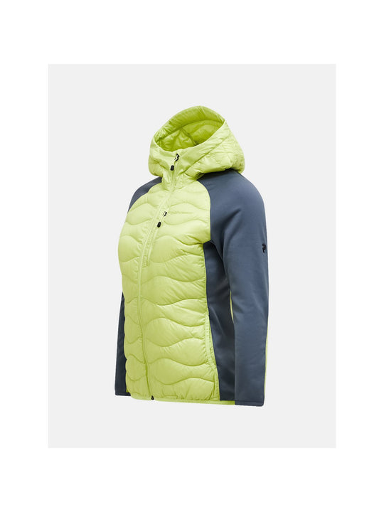 Kurtka PEAK PERFORMANCE Helium Down Hybrid Hood Women żółty

