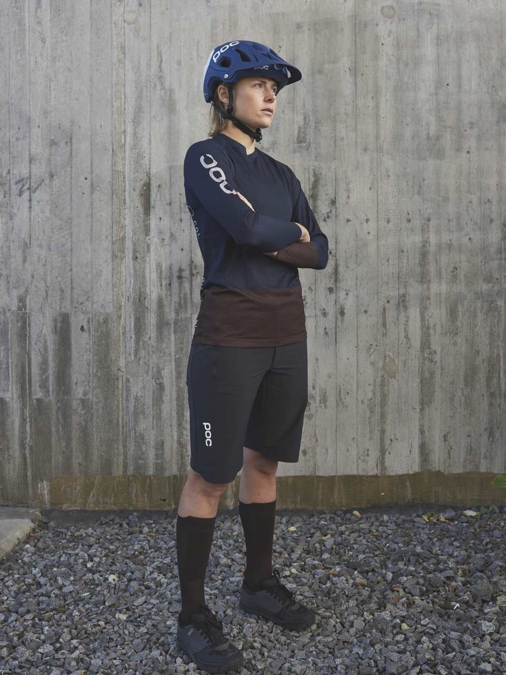 Spodenki rowerowe damskie POC W's Essential Enduro Shorts - czarny