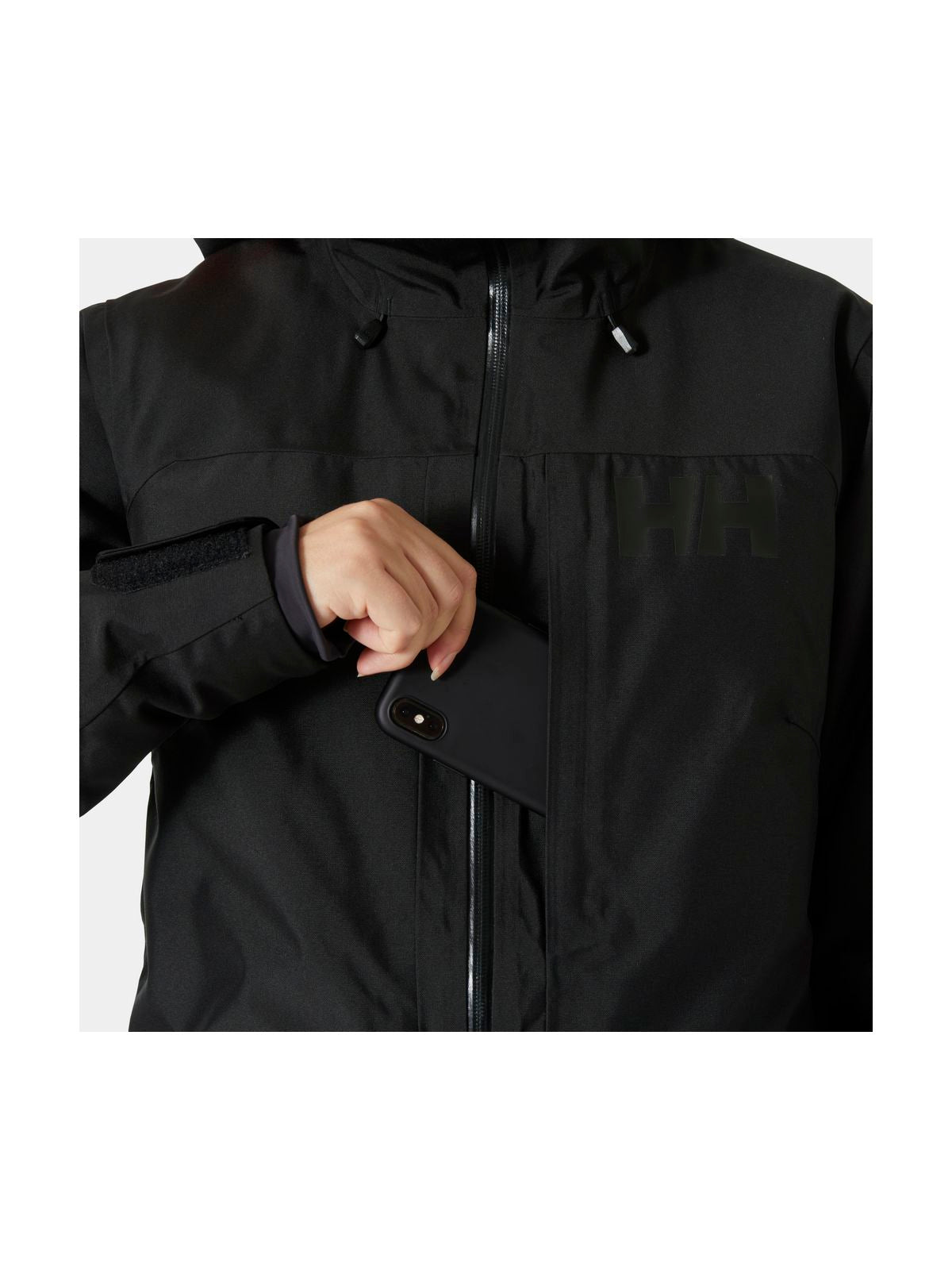 Kurtka narciarska damska HELLY HANSEN W POWDERQUEEN 3.0 JACKET czarna