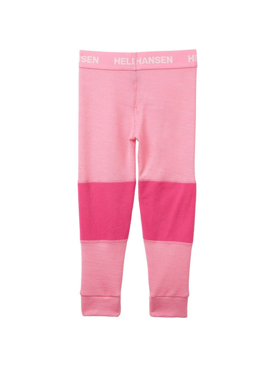 Bielizna termoaktywna dla najmłodszych dzieci Helly Hansen K Graphic Lifa Merino Set różowy - Adventure Sports
