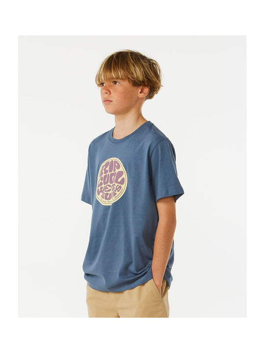 Koszulka RIP CURL Filgree Ss Tee Boy granatowy
