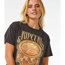 Koszulka RIP CURL Long Days Relaxed Tee czarny - Adventure Sports
