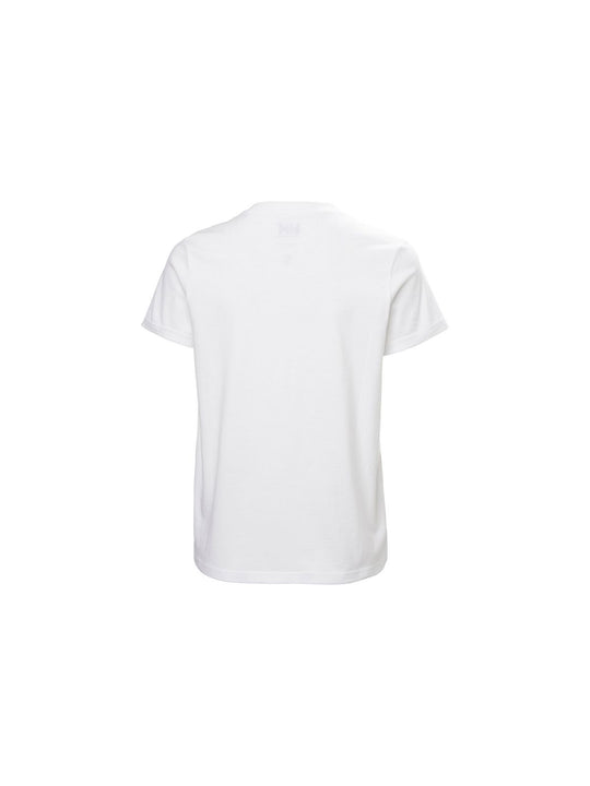 Koszulka damska HELLY HANSEN W Core Graphic T-Shirt 2.0 biała
