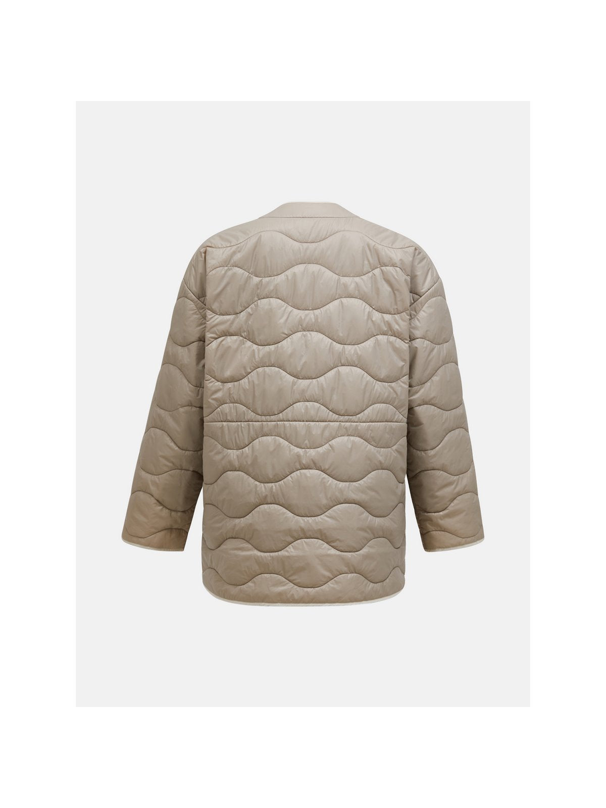 Kurtka Peak Performance W Quilted Oversized Liner beżowy - Adventure Sports