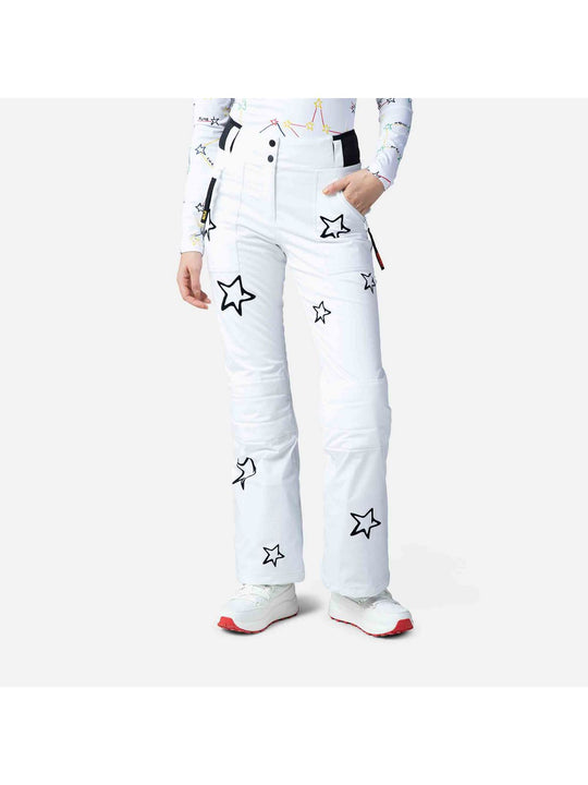 Spodnie Rossignol W Stellar Pt biały - narciarskie - Adventure Sports
