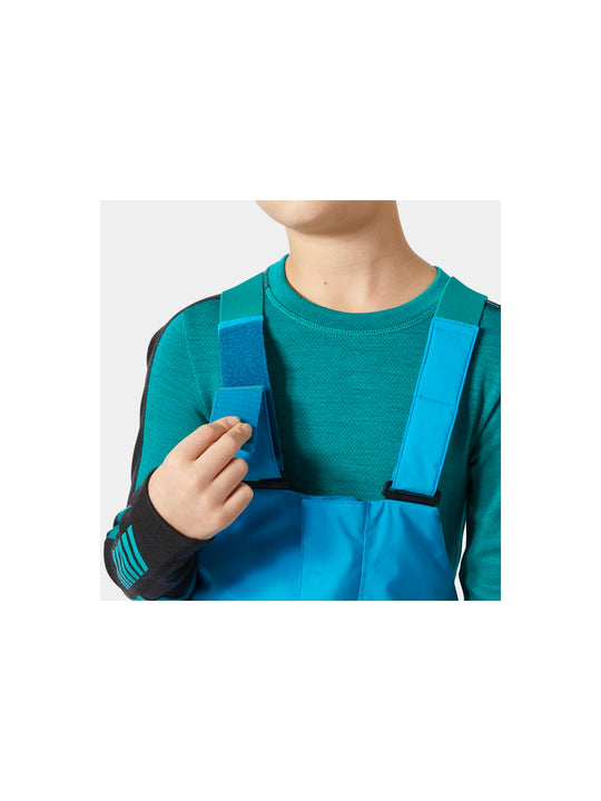 Spodnie narciarskie dziecięce HELLY HANSEN Jr Summit 2.0 Bib Pant kolor niebieski
