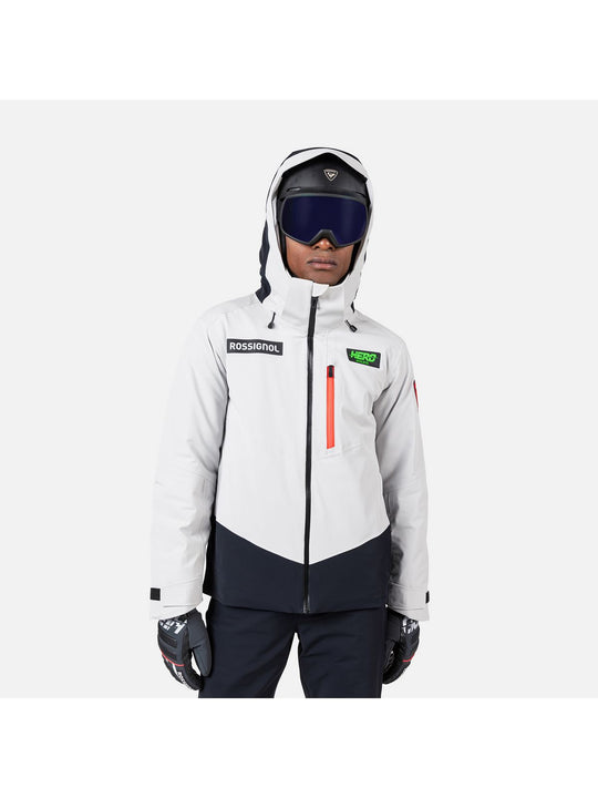 Kurtka narciarska męska ROSSIGNOL Hero Blackside Insulated Jkt szara
