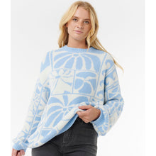 Sweter RIP CURL AOTS-TY WILLIAMS JACQUARD CREW niebieski
