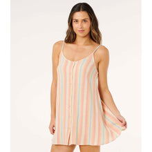 Sukienka RIP CURL Premium Surf Stripe Cover Up pomarańczowa
