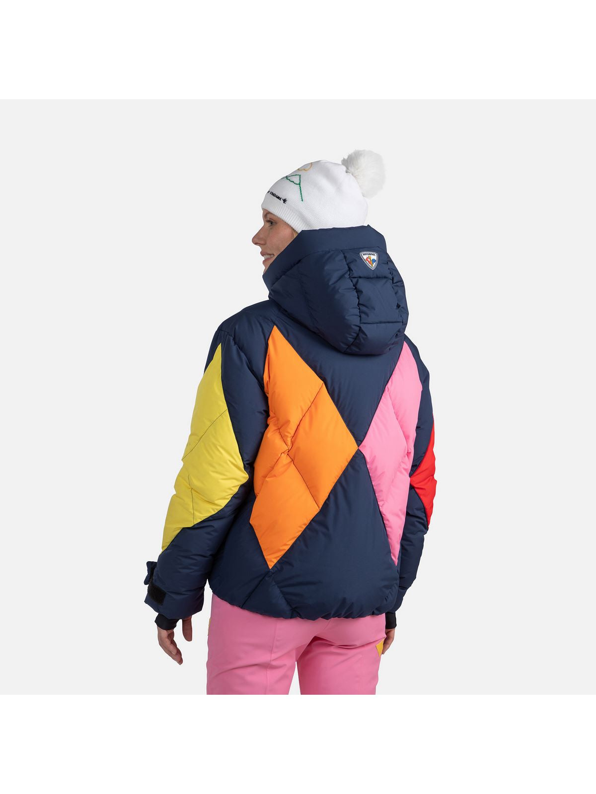 Kurtka narciarska puchowa damska Rossignol W Diamond Down Bomber Jkt niebieski - Adventure Sports