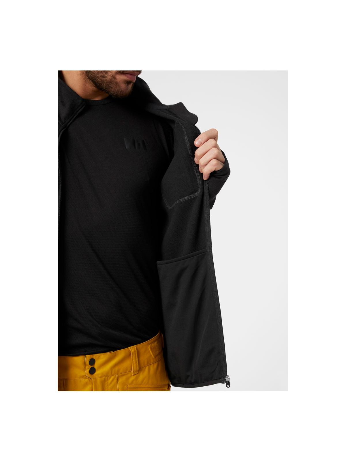 Koszulka Helly Hansen Lifa Merino Midlayer czarny - Adventure Sports