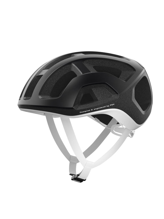 Kask rowerowy POC Ventral Lite WF czarno bialy - Adventure Sports
