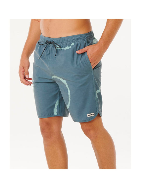 Boardshorty męskie RIP CURL Pacific Rinse Dye Volley zielone
