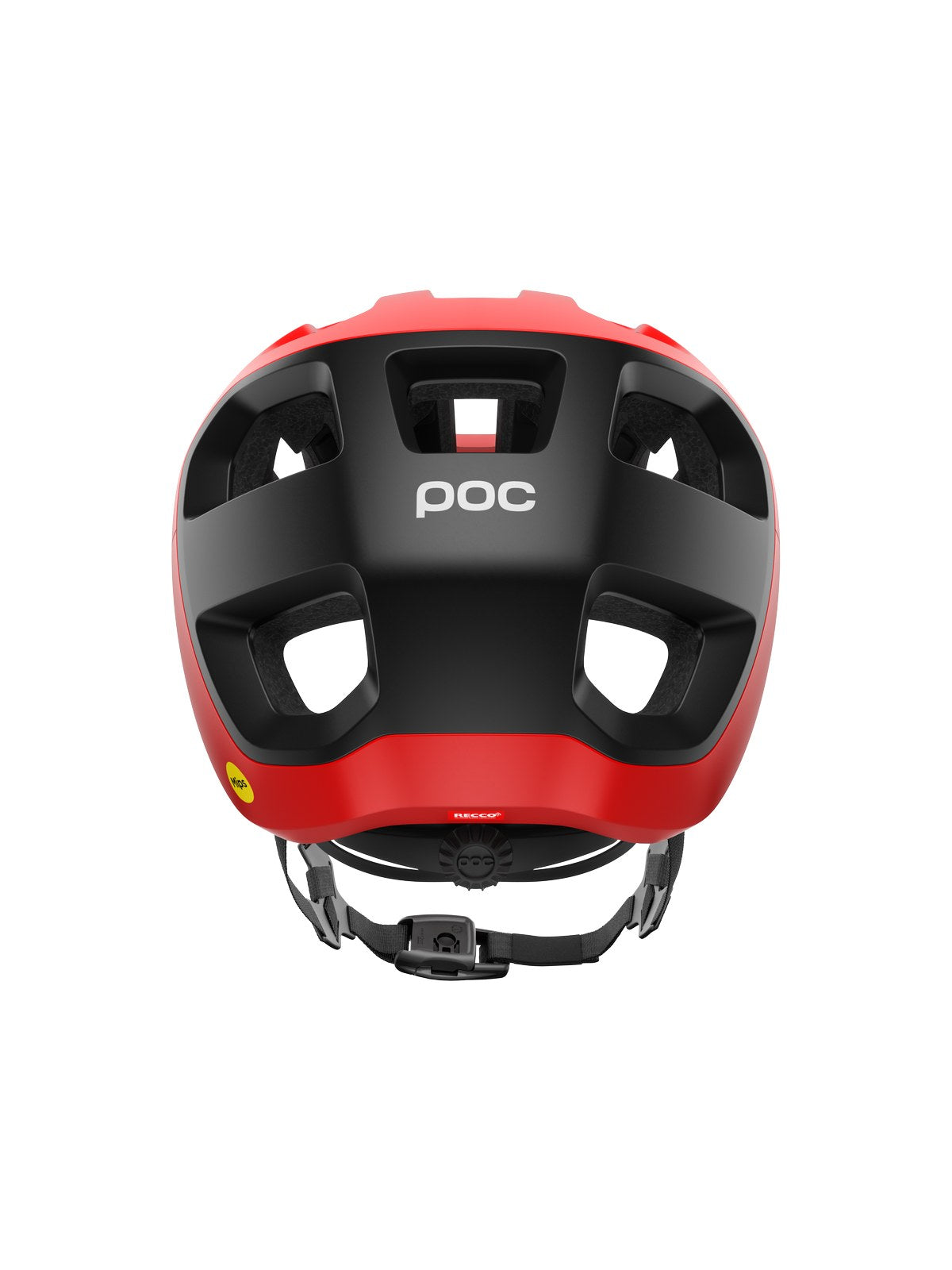 Kask rowerowy POC Cularis czerwono czarny