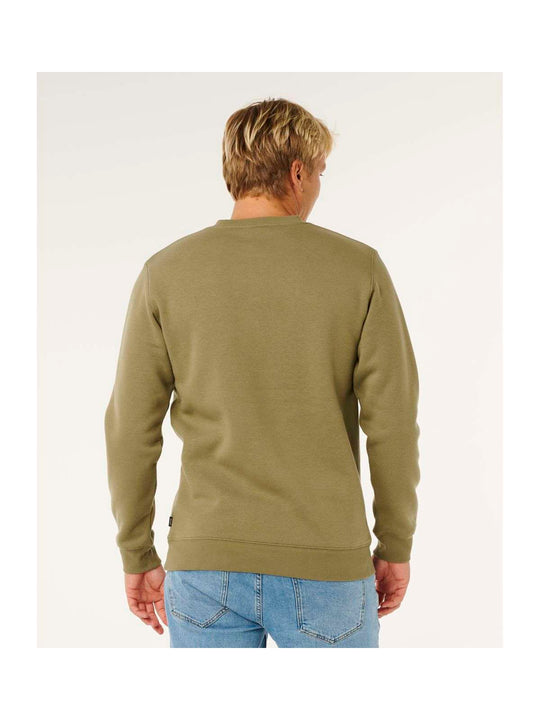 Bluza męska RIP CURL Wetsuit Icon Crew zielona
