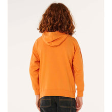 Bluza chłopięca RIP CURL Eternal Shred Logo Hood-Boy pomarańczowa
