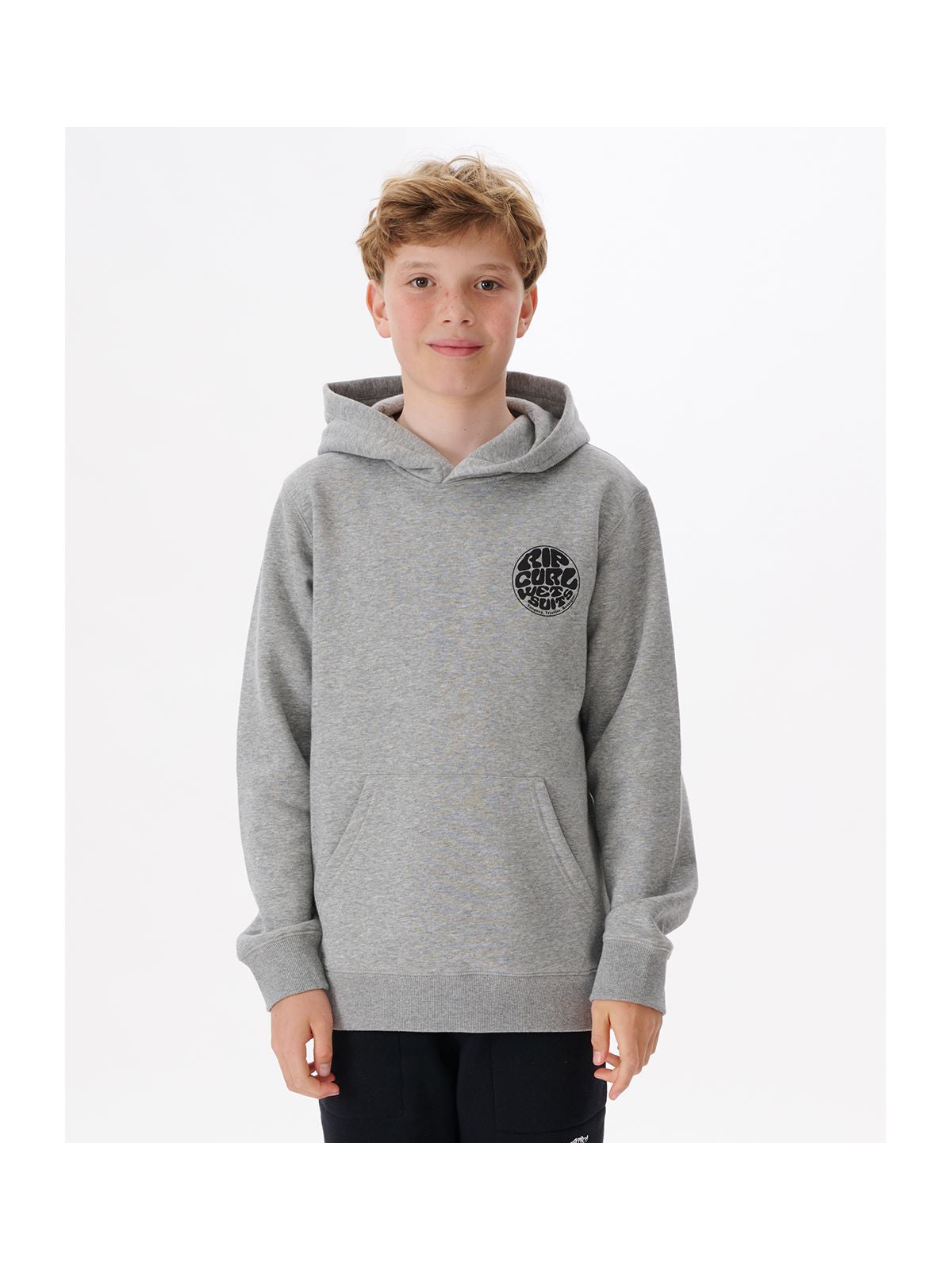 Bluza dziecięca RIP CURL Wetsuit Icon Hood-Kid szary - Adventure Sports