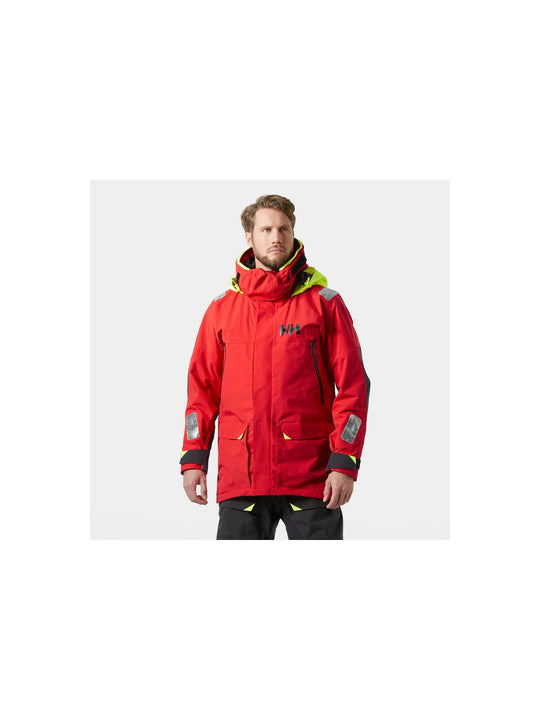 Kurtka męska HELLY HANSEN Skagen Offshore Jacket czerwona
