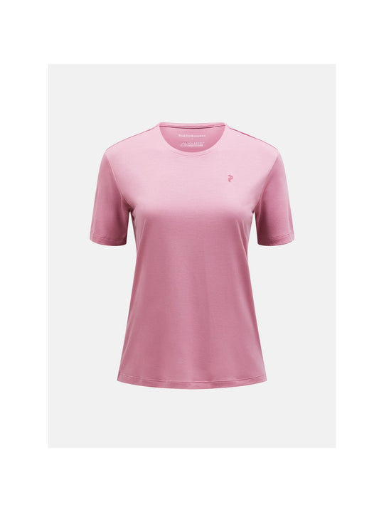 Koszulka Peak Performance W Delta Ss Tee brązowy - Adventure Sports
